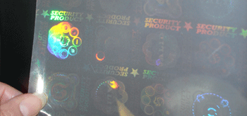 Image Secure Film with holographic logos