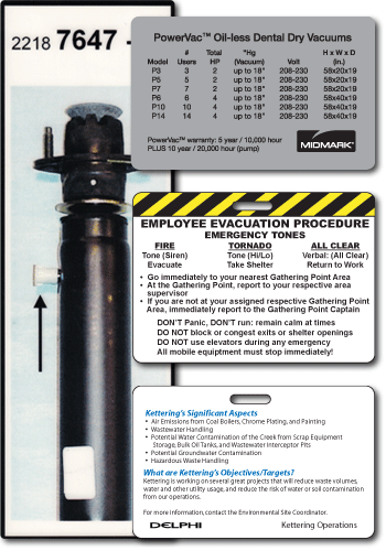 'Various Reference Cards