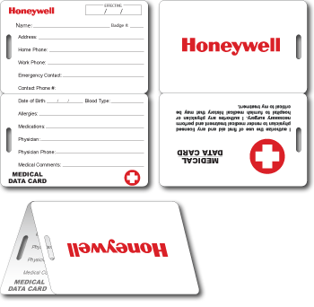 Honeywell Fold-Over Reference Card