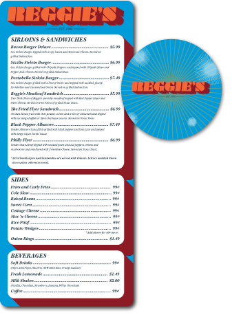 Plastic Menu Card designed and manufactured at ILC