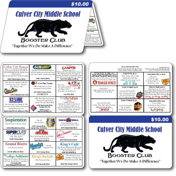 Culver City Middle School Booster Card