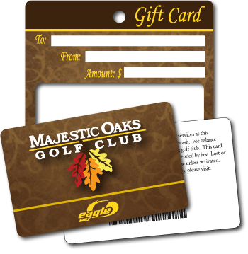 Majestic Oaks Gift Card and Card Holder